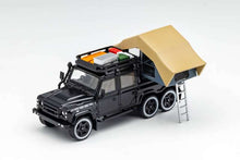 Load image into Gallery viewer, GCD 1:64 Land Rover Defender 6x6 pick up with camper &amp; accessories