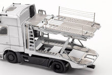 Load image into Gallery viewer, (Pre Order) GCD 1/64 Mercedes Benz AMG Actros with Trailer Silver