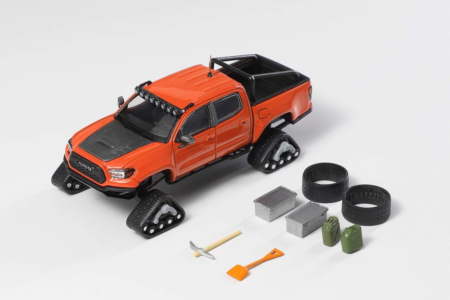 GCD 1/64 Toyota Tacoma Pre-Runner Snow Mobile with tank track