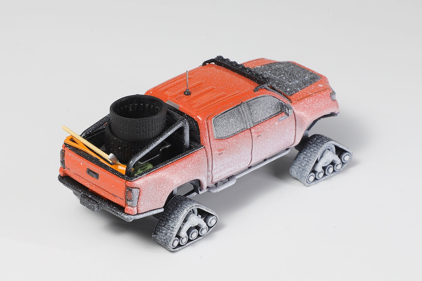 GCD 1/64 Toyota Tacoma Pre-Runner Snow Mobile with tank track