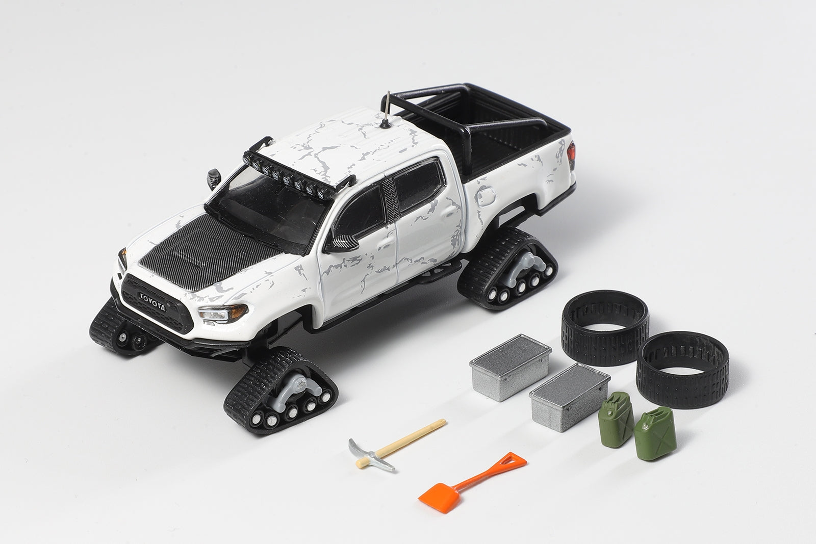 GCD 1/64 Toyota Tacoma Pre-Runner Snow Mobile with tank track