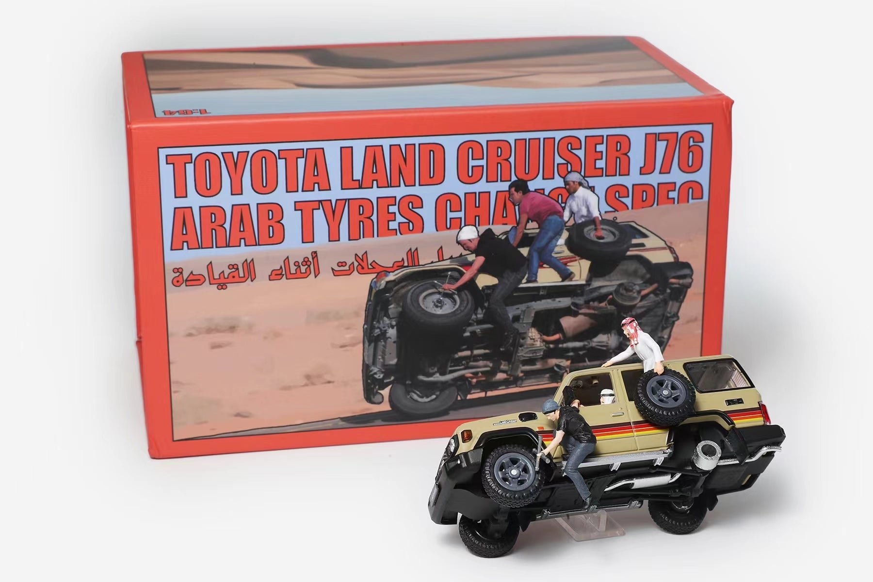 GCD ダイキャストトーク 限定 アラブ限定　トヨタ・ランドクルーザー70 ☆特価品 トヨタ ランドクルーザー 70 アラブ仕様 Diecasttalk