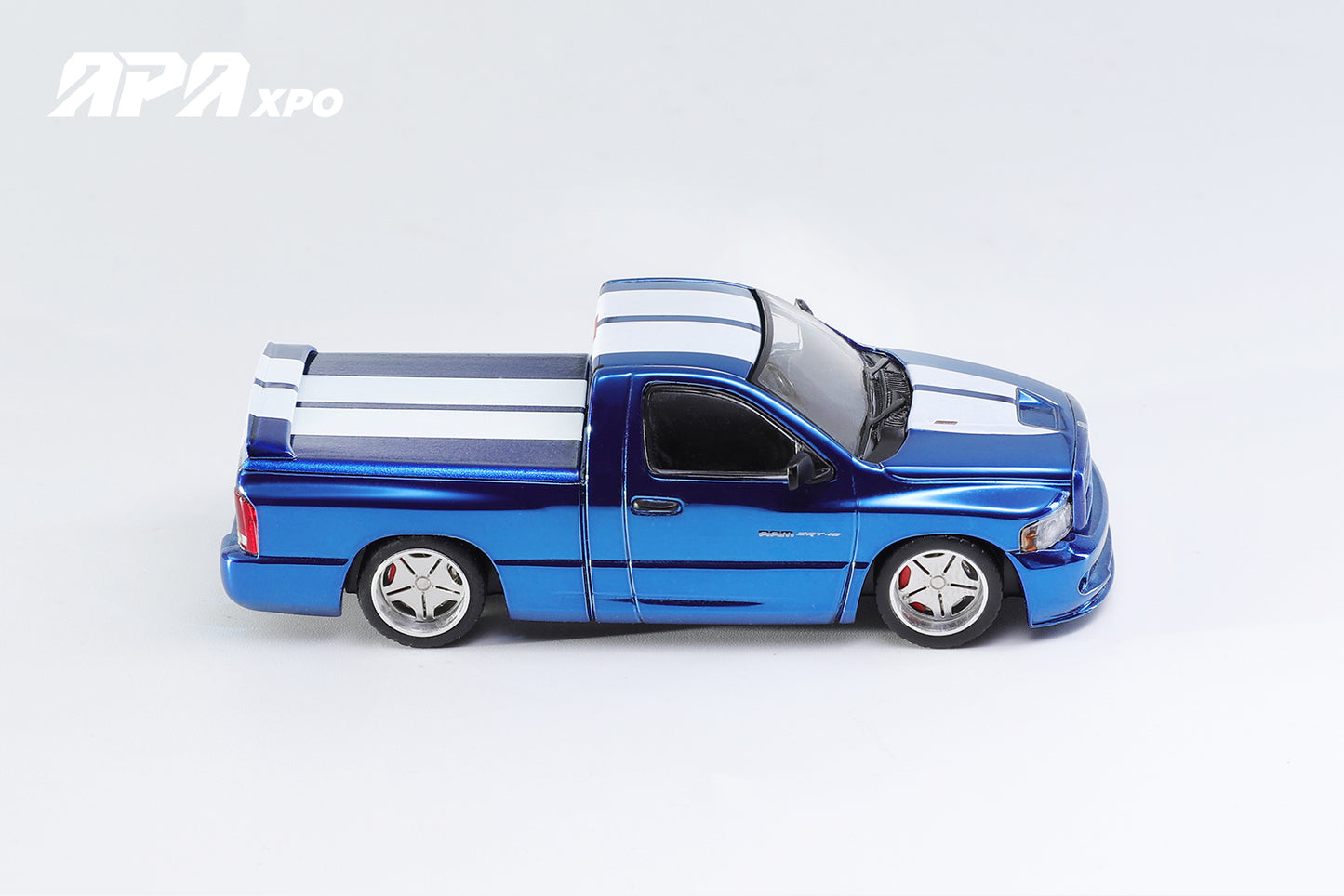 GCD Shoom Dodge Ram SRT10 Blue Chrome 1:64 Diecast APAxpo Exclusive