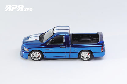 GCD Shoom Dodge Ram SRT10 Blue Chrome 1:64 Diecast APAxpo Exclusive