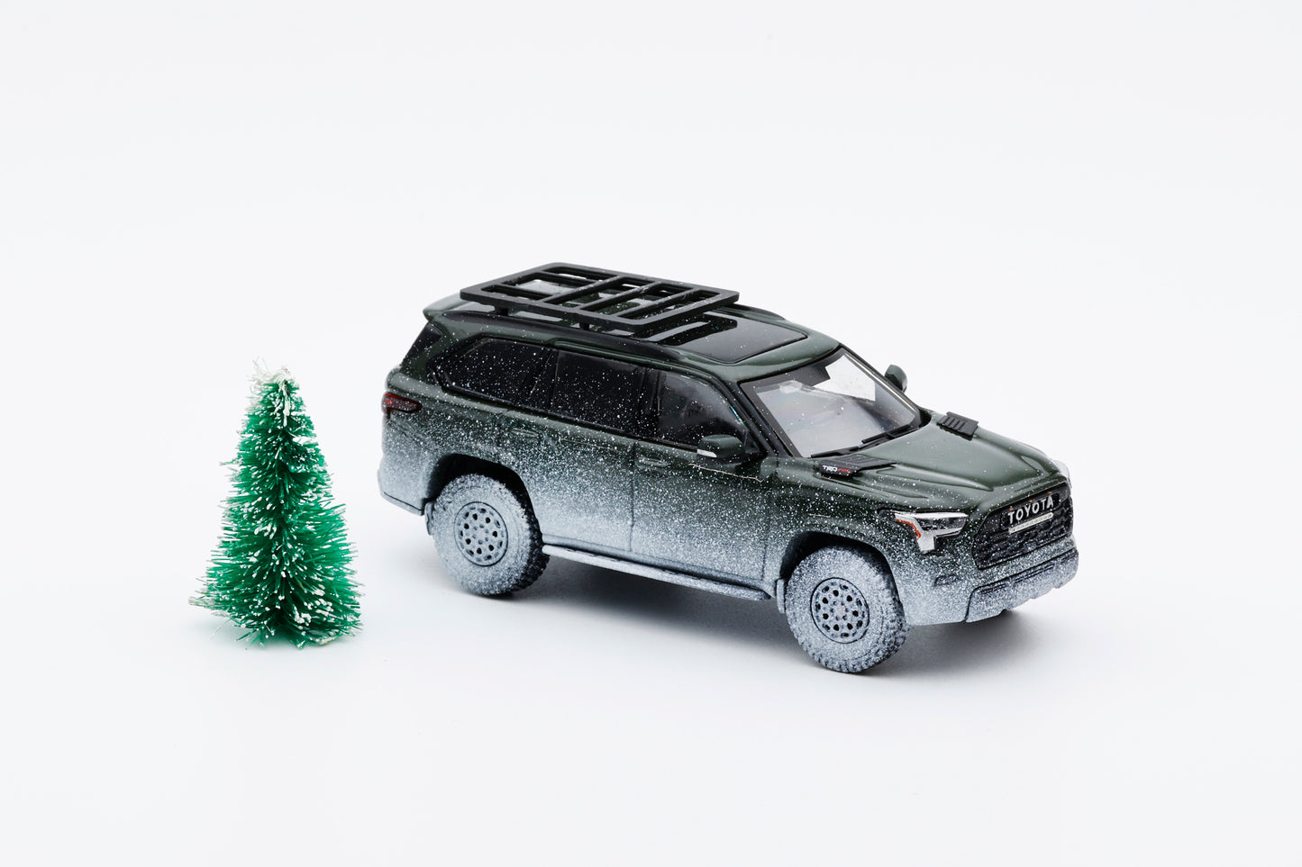 DiecastTalk x GCD 1/64 Christmas Special Toyota Sequoia TRD PRO Ornament