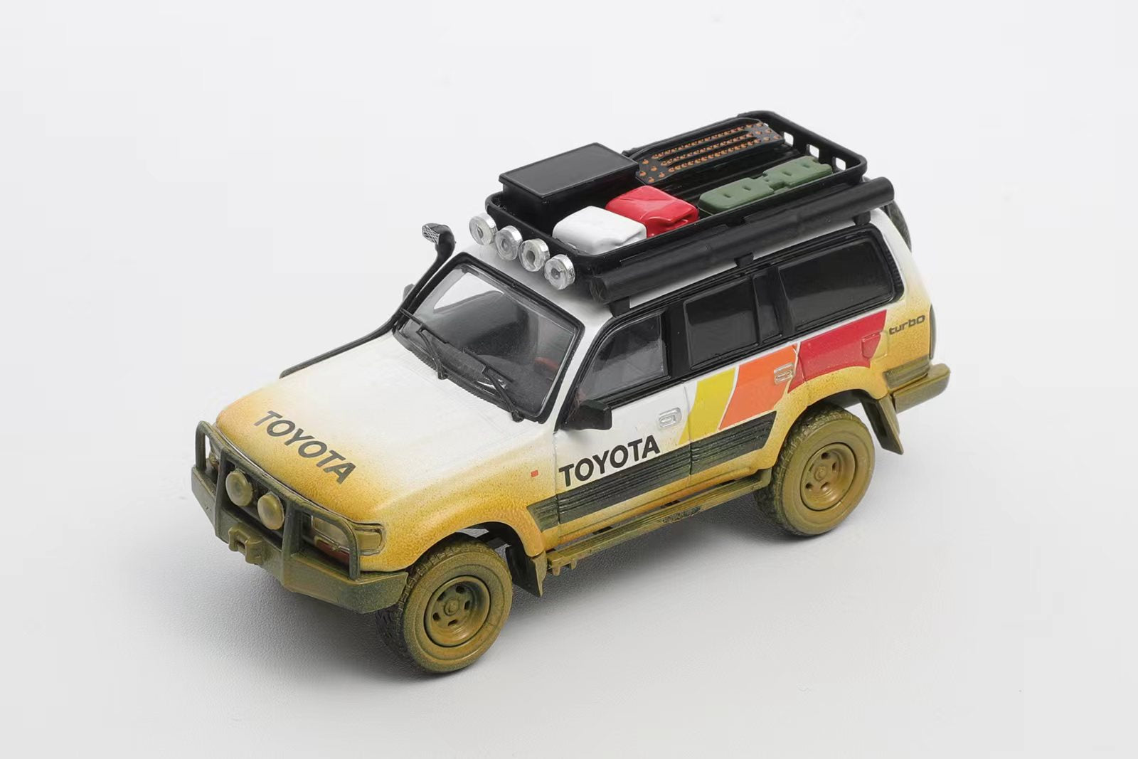 GCD 1/64 Toyota Land Cruiser 80 series overland TRD Stripe