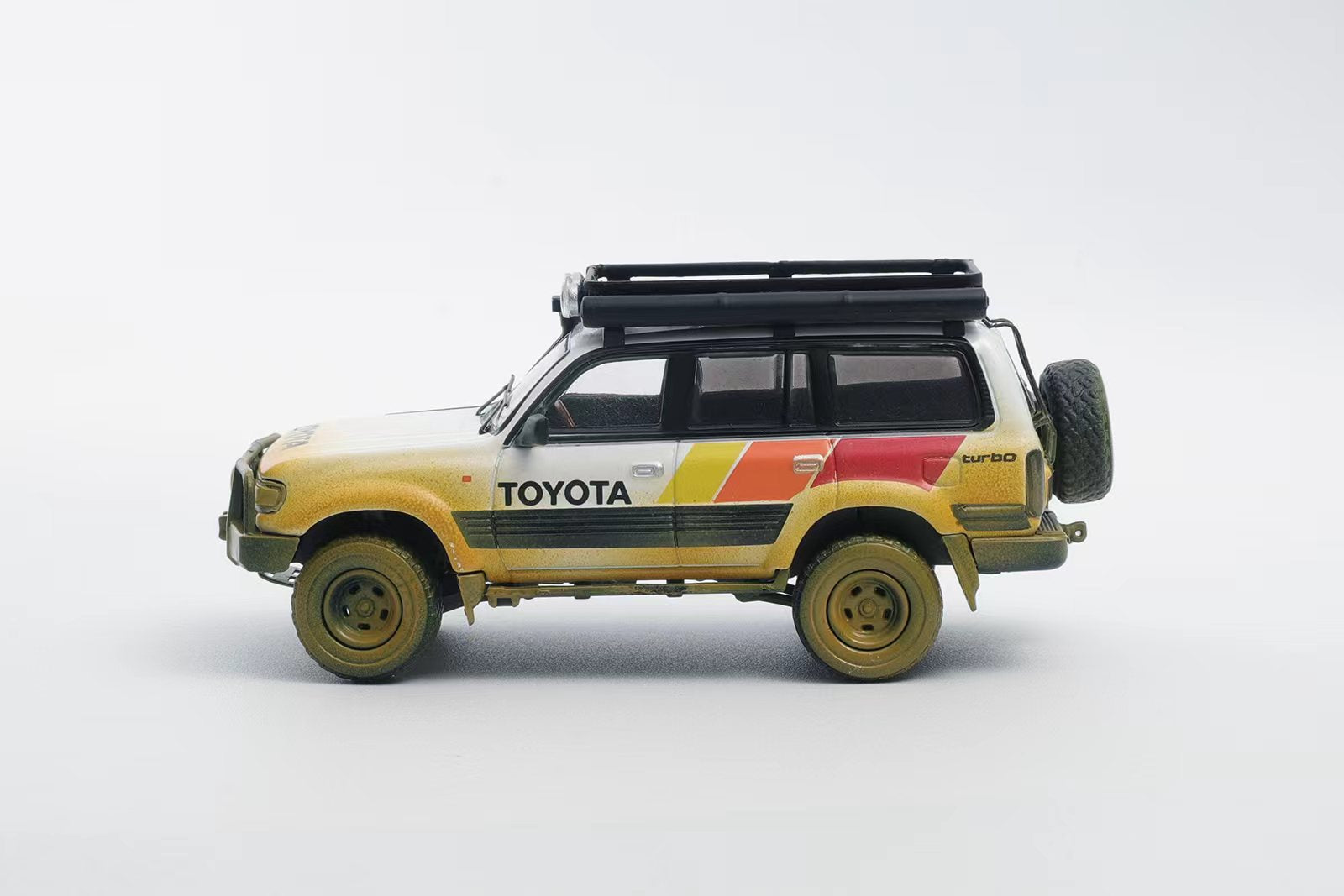 GCD 1/64 Toyota Land Cruiser 80 series overland TRD Stripe