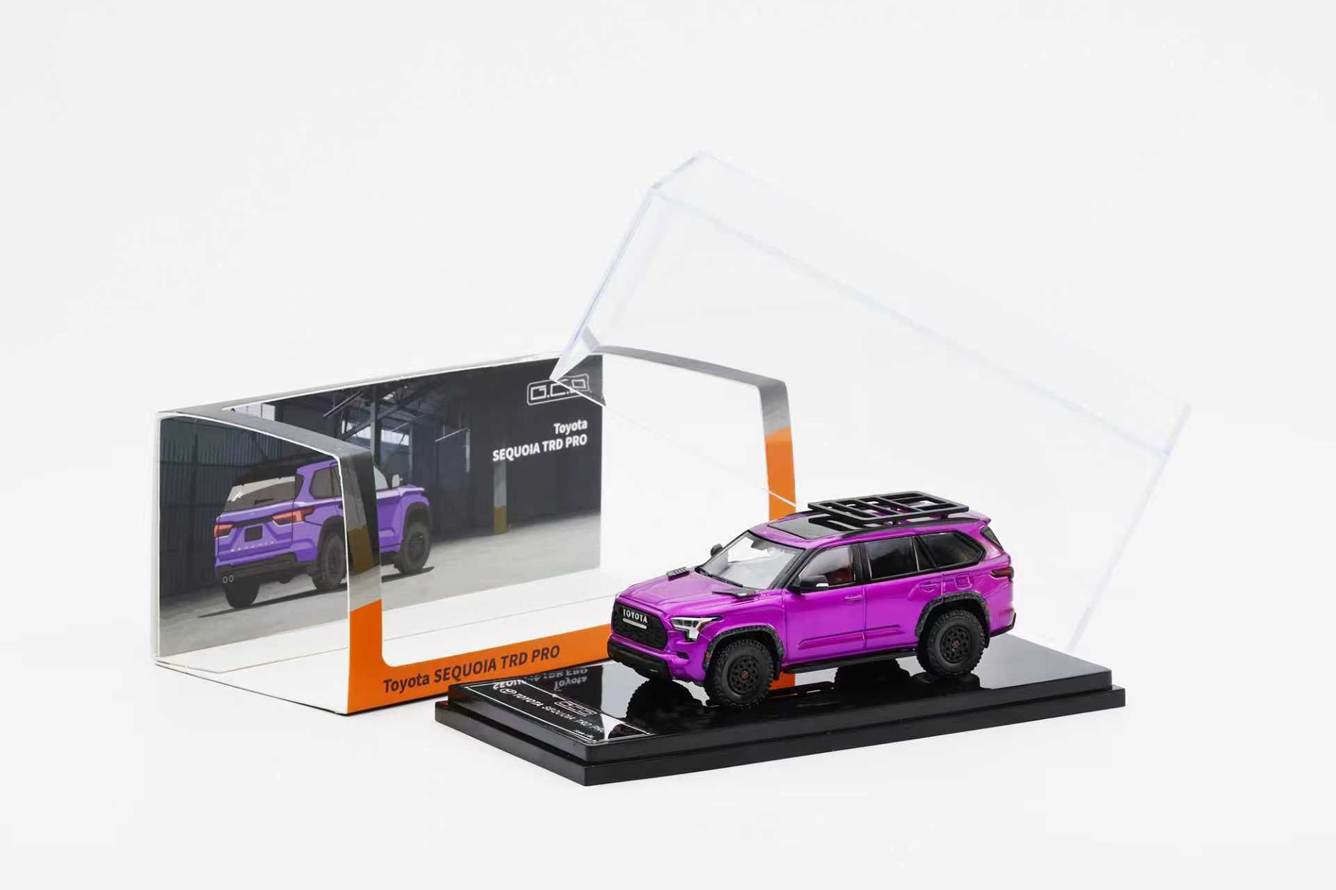 GCD 1:64 Toyota Sequoia TRD PRO (Chrome Purple/ Silver) – DiecastTalk