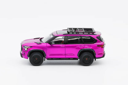 GCD 1:64 Toyota Sequoia TRD PRO (Chrome Purple/ Silver)