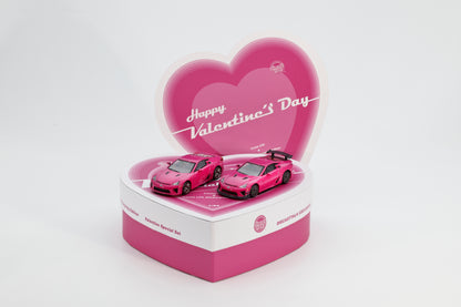 DiecastTalk Exclusive GCD 1:64 Lexus LFA Valentine's Day Special Set