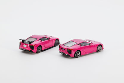 DiecastTalk Exclusive GCD 1:64 Lexus LFA Valentine's Day Special Set