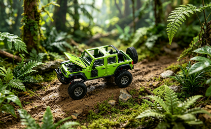 GCD 1:64 Jeep Wrangler Acid Green