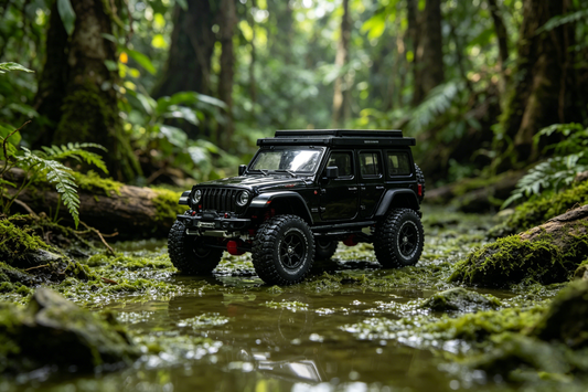 GCD 1:64 Jeep Wrangler Black