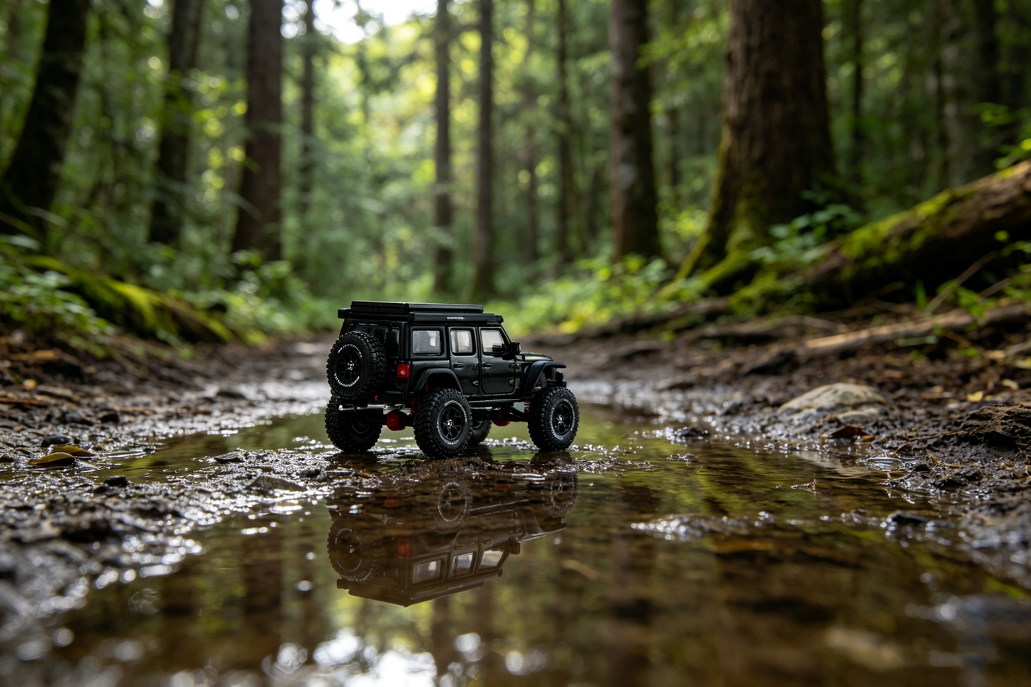 GCD 1:64 Jeep Wrangler Black
