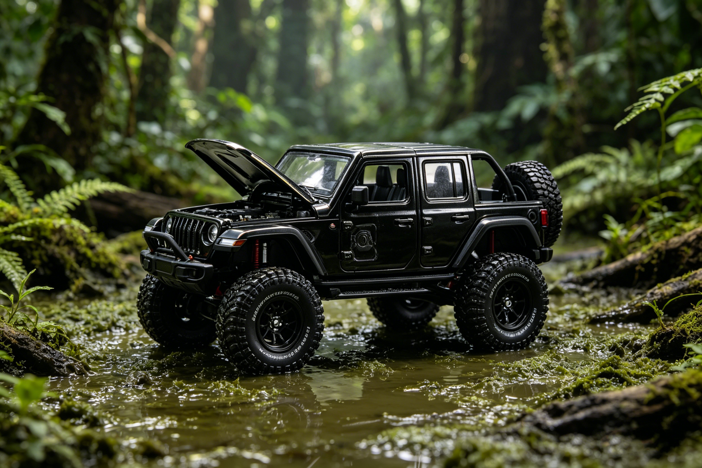 GCD 1:64 Jeep Wrangler Black