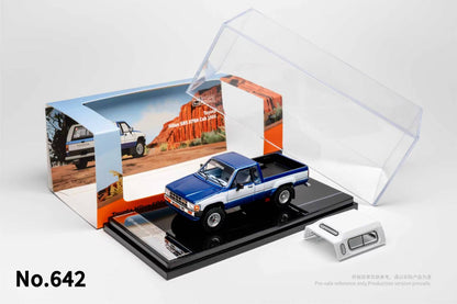 GCD 1:64 Toyota 1985 Hilux 4x4 SR5 Blue/White