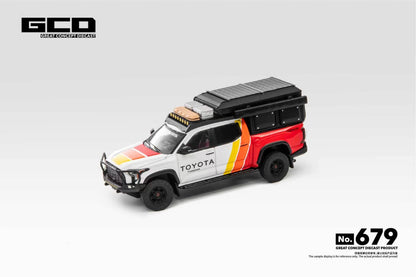GCD 1:64 Toyota Tundra Camper with accessories TRD Livery