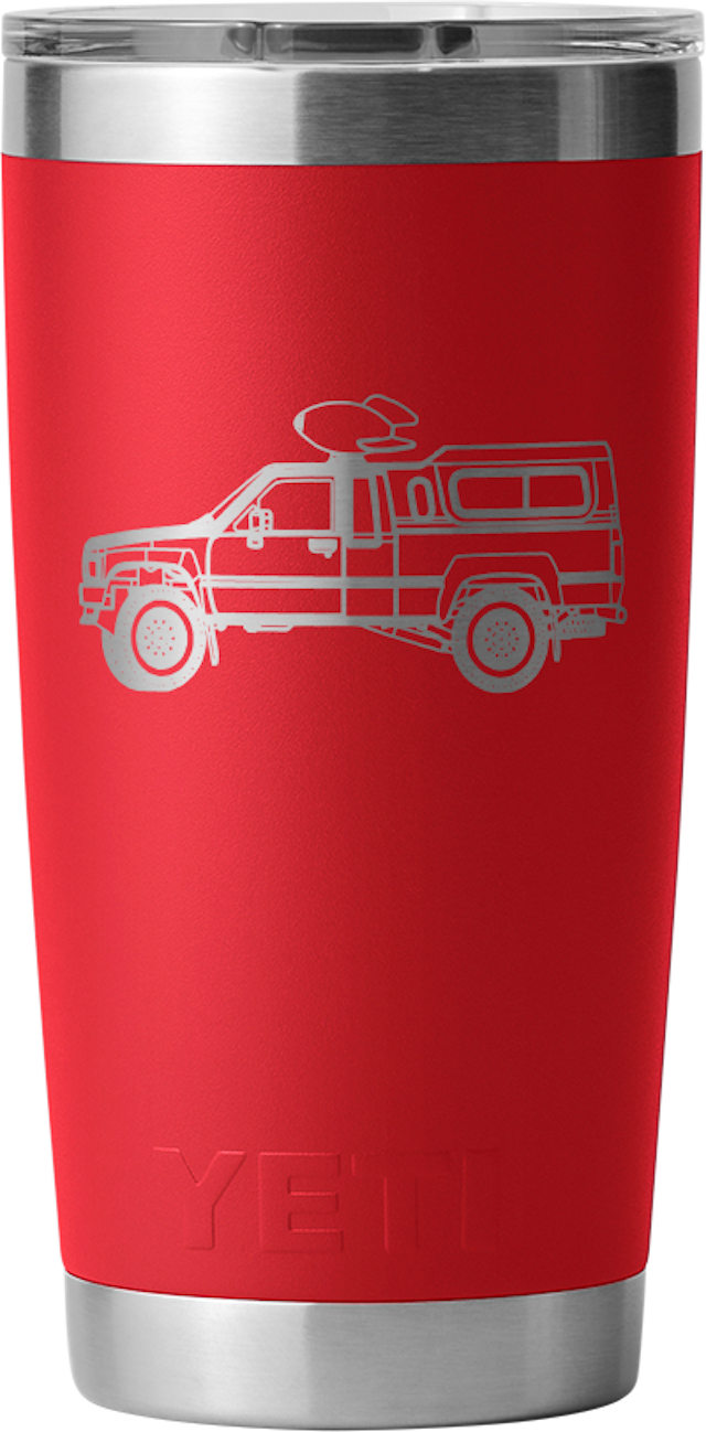 YETI DiecastTalk Exclusive HIlux Red Rambler® 20 oz Tumbler  WITH MAGSLIDER™ LID