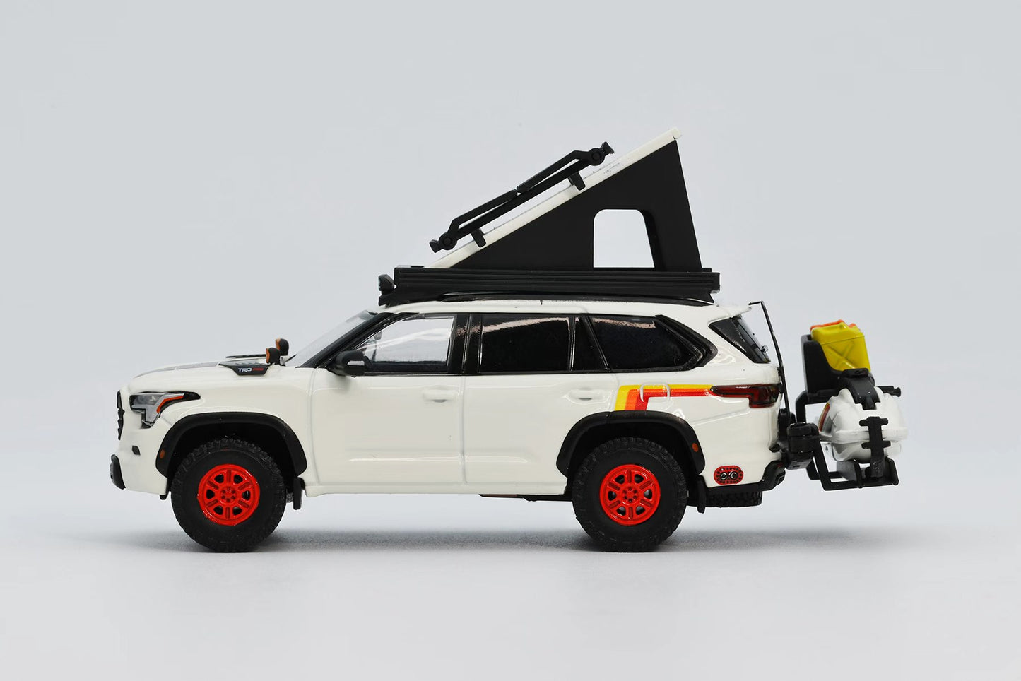 GCD 1:64 Toyota Sequoia TRD PRO with Jet Ski & Accessories Beige Color