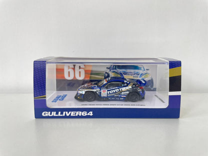 Gulliver Inno64 1/64 GR86 Team Toyo Tires Drift D1GPD1GP 2025 #66 H.Fujino