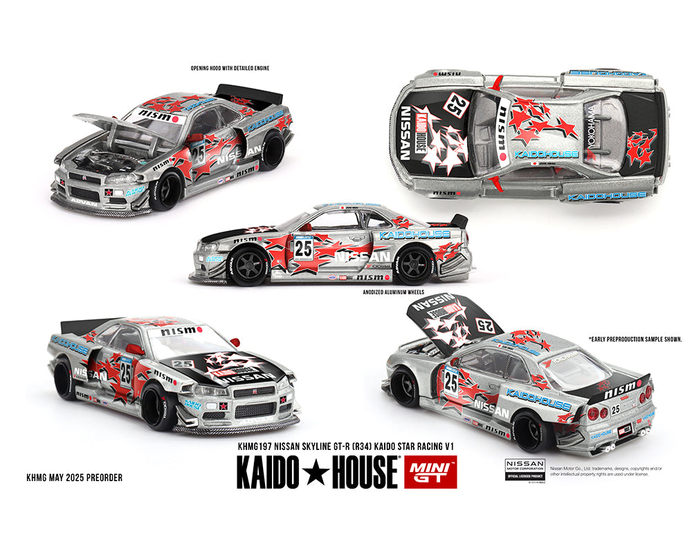 Preorder) Kaido House x Mini GT 1:64 Nissan Skyline GT-R