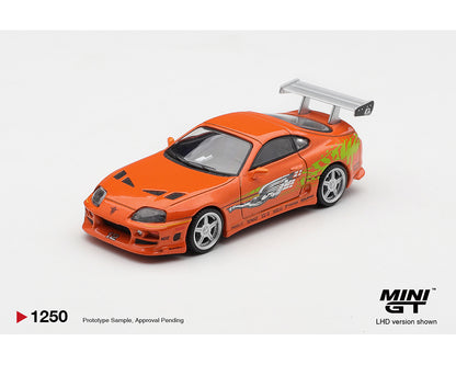 Mini GT 1:64 Fast & Furious Toyota Supra BOMEX ” The Fast and the Furious” Brian O’Conner – Limited Edition