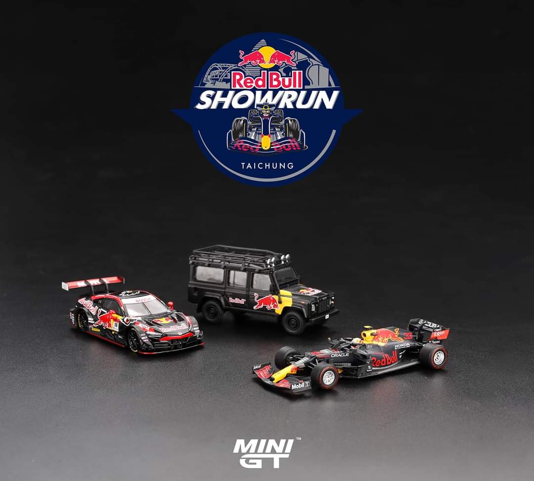 MiniGT 1/64 2024 Red Bull Showrun Taichung Exclusive set of 3