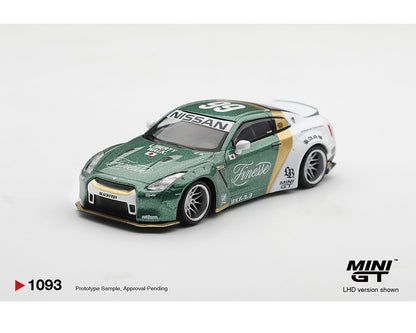 Mini GT 1:64 Nissan GT-R (R35) LB★WORKS Type 1, Custom Ducktail Auto Finesse