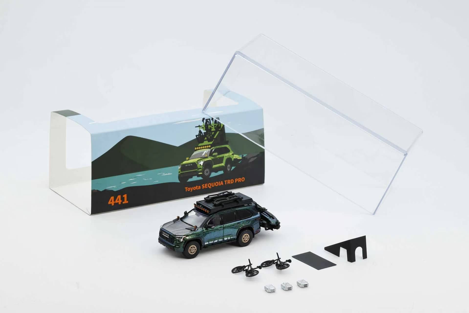 GCD 1:64 Toyota Sequoia TRD PRO with Jet Ski & Accessories Magic