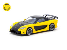 Load image into Gallery viewer, Tarmac Works 1:64 Mazda RX-7 VeilSide Fortune7- Yellow