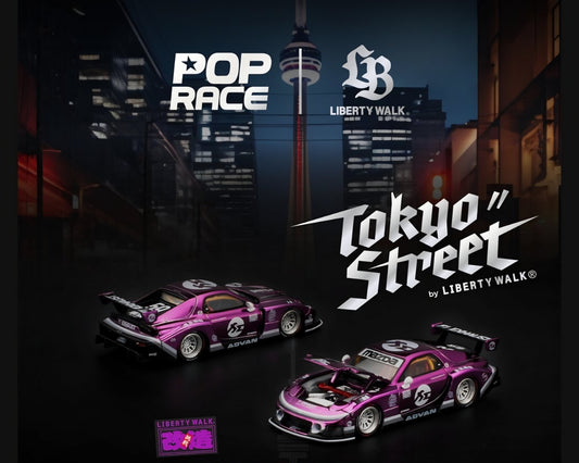 Poprace 1/64 LBWK Mazda RX-7 Los Angeles Pop