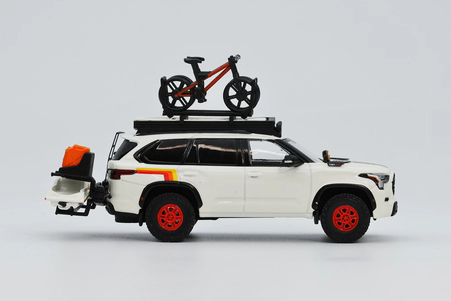 GCD 1:64 Toyota Sequoia TRD PRO with Jet Ski & Accessories Beige Color