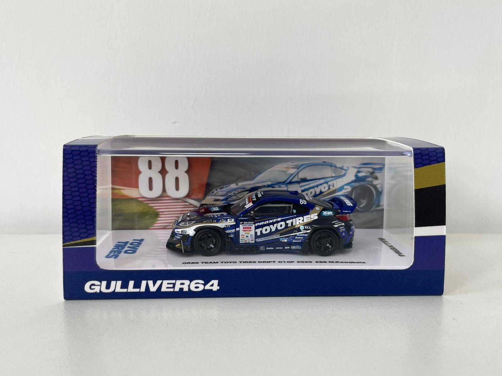 Gulliver Inno64 1/64 GR86 Team Toyo Tires Drift D1GP 2025 #88 M