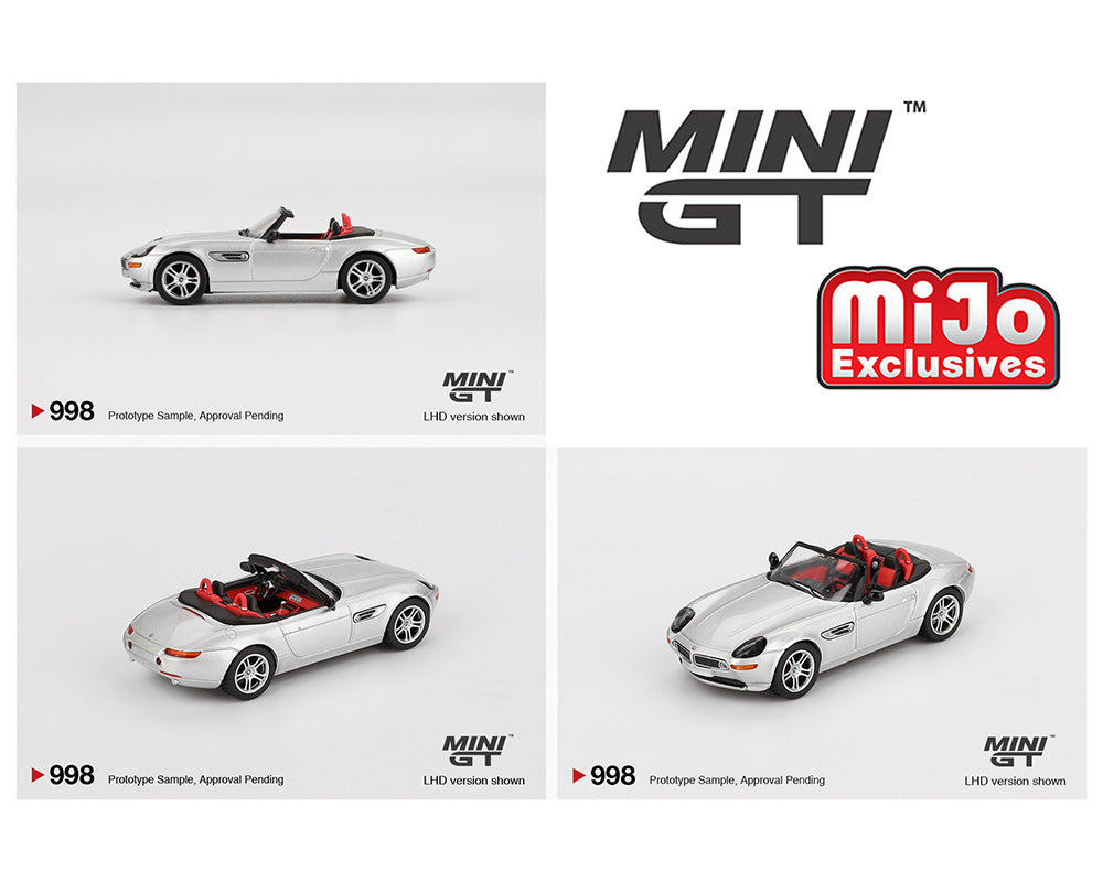 Mini GT 1:64 BMW Z8 – Silver- Mijo Exclusives