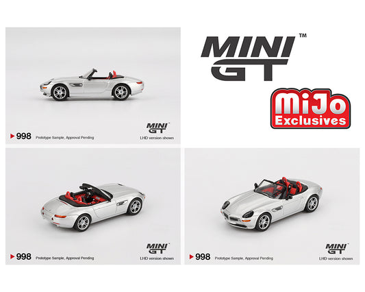 Mini GT 1:64 BMW Z8 – Silver- Mijo Exclusives