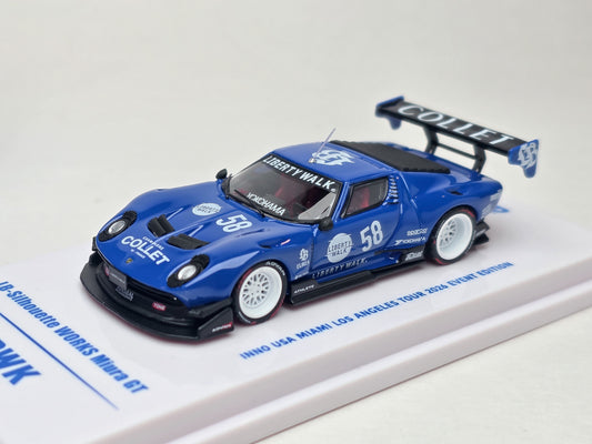 Inno64 1/64 LBWK Lamborghini Miura Los Angeles Pop