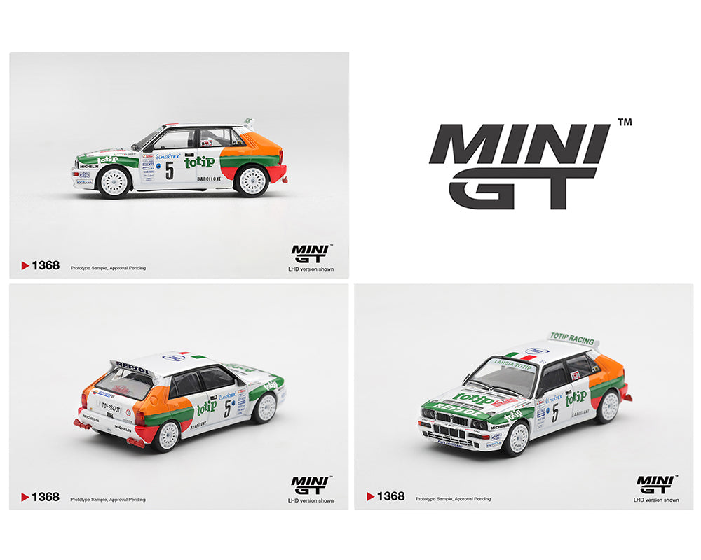 Mini GT 1:64 Lancia Delta HF Integrale Evoluzione #5 1993 Rallye Monte-Carlo