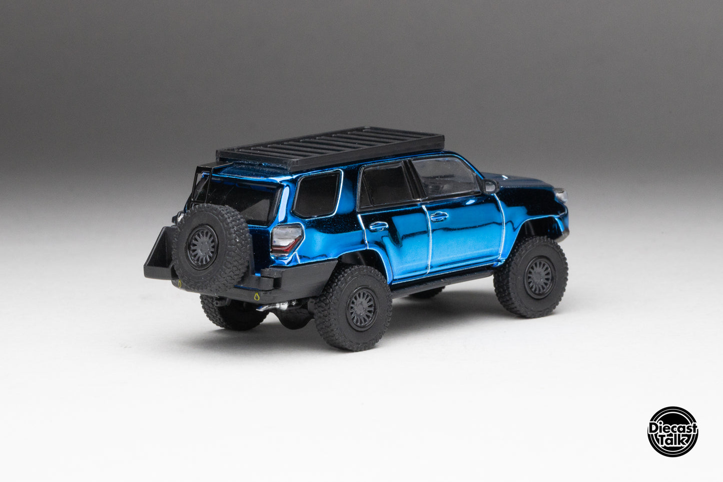 DiecastTalk x Front Runner 1/64 Toyota 4Runner TRD PRO Overland Cavalry Blue Ltd 1008 pcs