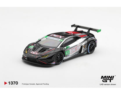 Mini GT 1:64 Lamborghini Huracan GT3 EVO2 #45 DEX Wayne Taylor Racing 2025 IMSA Chevrolet Grand Prix Class Winner – Limited Edition