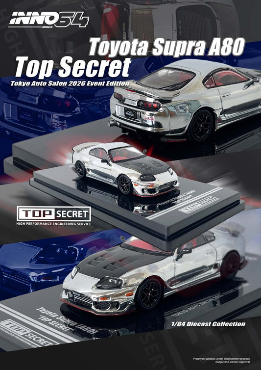 Inno64 1/64 Toyota Supra A80 TOPSECRET Tokyo Auto Salon 2026