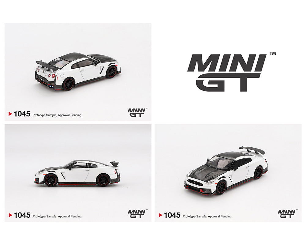 Mini GT 1:64 Nissan GT-R Nismo 2024 – Brilliant White Pearl