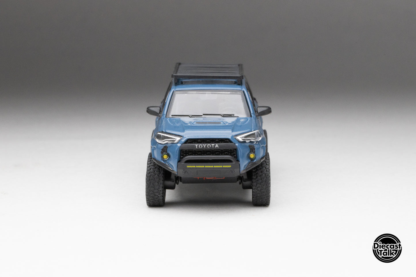 DiecastTalk x Front Runner 1/64 Toyota 4Runner TRD PRO Overland Cavalry Blue Ltd 1008 pcs