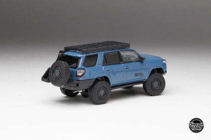 DiecastTalk x Front Runner 1/64 Toyota 4Runner TRD PRO Overland Cavalry Blue Ltd 1008 pcs