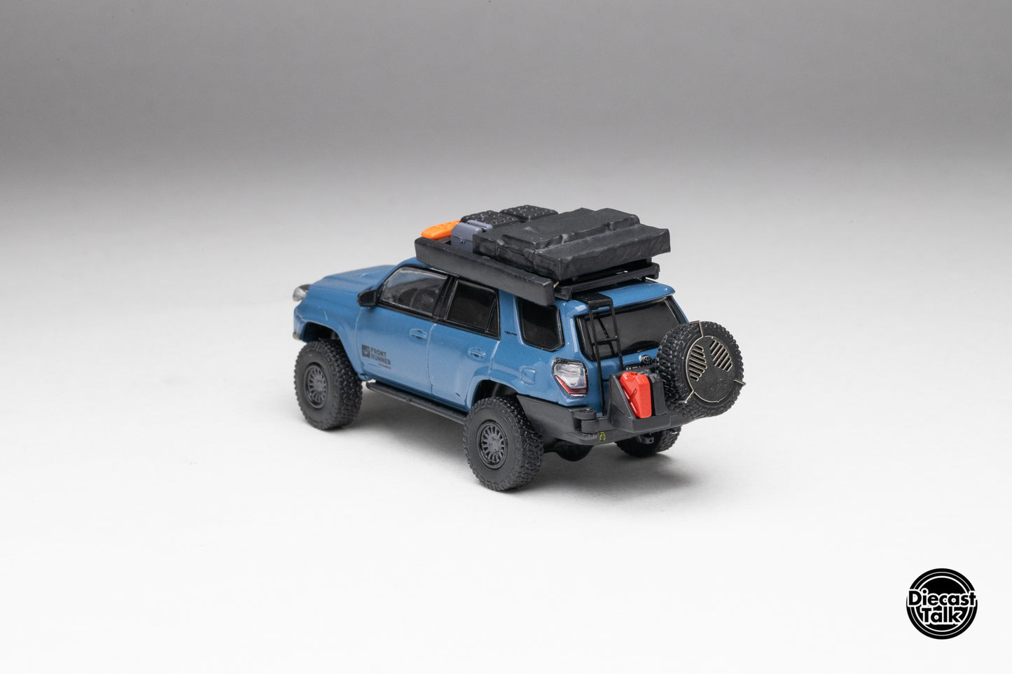 DiecastTalk x Front Runner 1/64 Toyota 4Runner TRD PRO Overland Cavalry Blue Ltd 1008 pcs