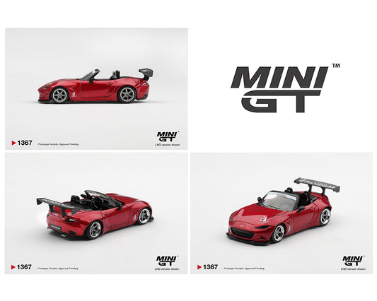 Mini GT 1:64 Mazda Miata MX-5 (ND) Pandem Kodo Red – Limited Edition
