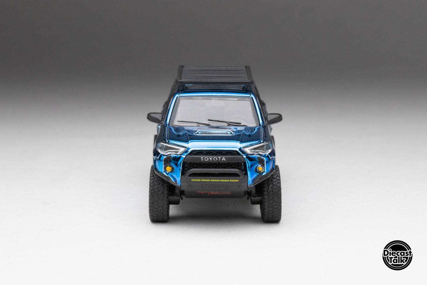 DiecastTalk x Front Runner 1/64 Toyota 4Runner TRD PRO Overland Cavalry Blue Ltd 1008 pcs