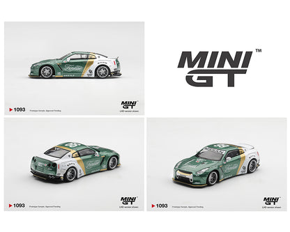Mini GT 1:64 Nissan GT-R (R35) LB★WORKS Type 1, Custom Ducktail Auto Finesse