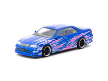 Load image into Gallery viewer, Tarmac Works 1/64 VERTEX Toyota Mark II JZX100 Blue Metallic - GLOBAL64