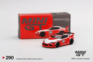 Mini GT 1:64 LB Works LBWK Toyota GR Supra Liqui Moly Red White