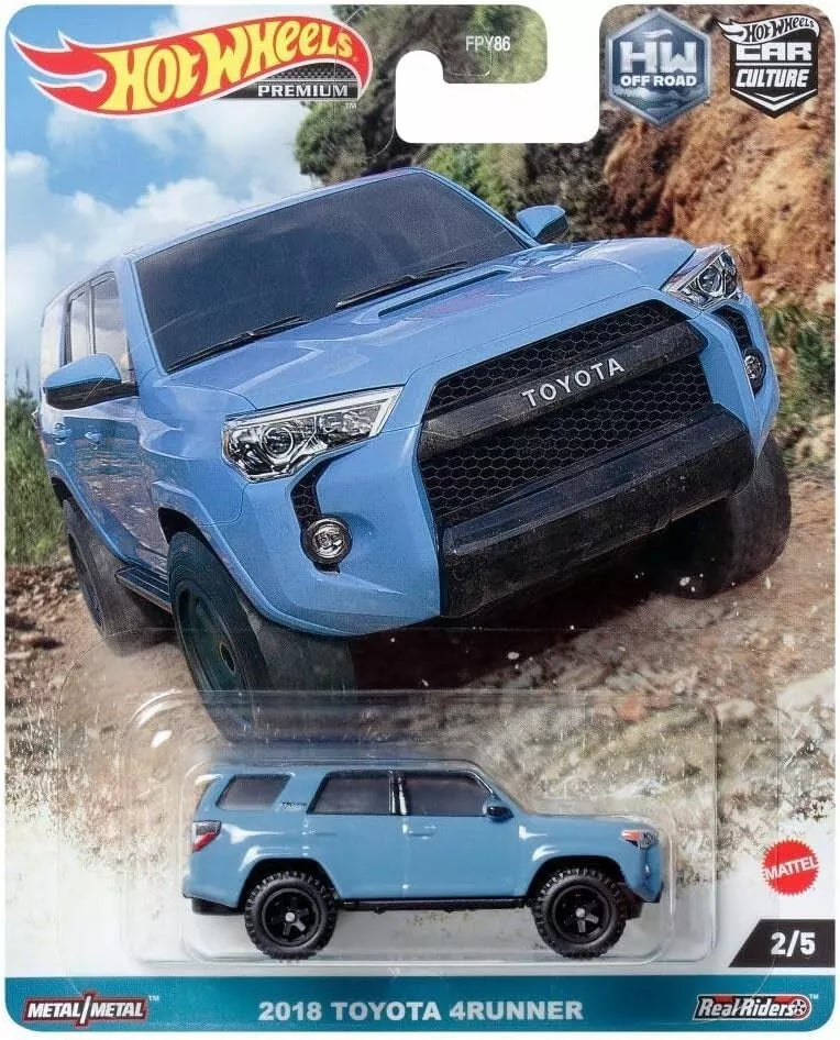 Hot Wheels Premium 1:64 2018 Toyota 4Runner Cavalry blue (BBHKC73)